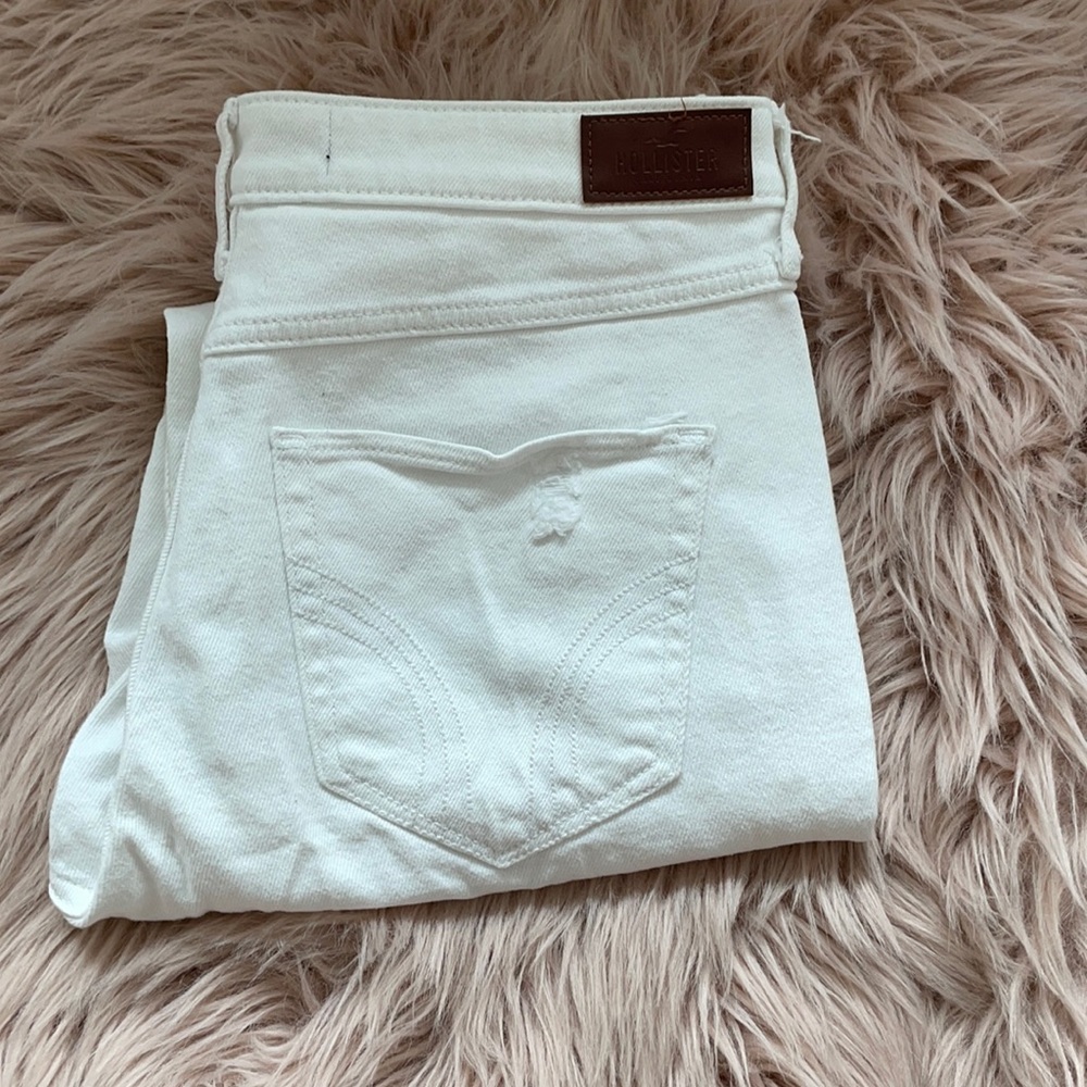 HOLLISTER HIGH RISE JEANS SKINNY CROP